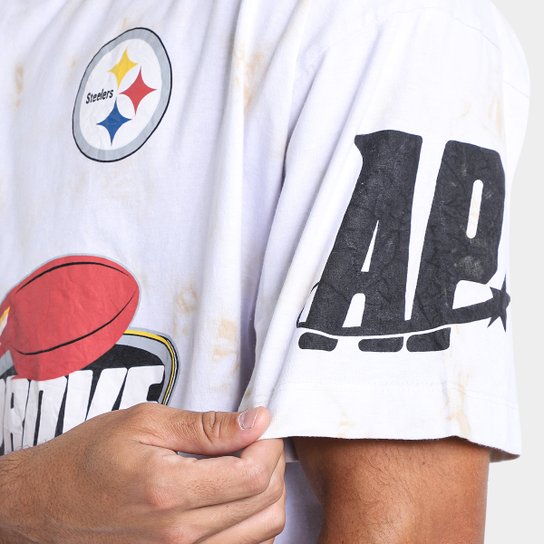 Camiseta Huge Approve X NFL Steelers Collors V