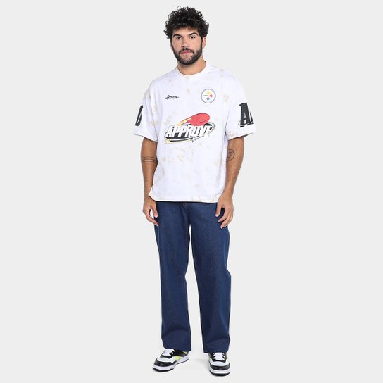 Camiseta Huge Approve X NFL Steelers Collors V