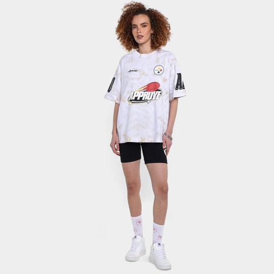 Camiseta Huge Approve X NFL Steelers Collors V