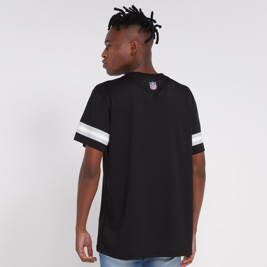 Camiseta Las Vegas Raiders New Era Jersey Urban Tech Logo Masculina