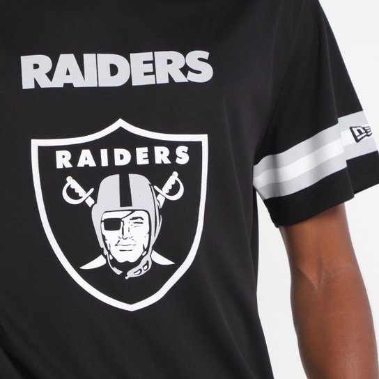 Camiseta Las Vegas Raiders New Era Jersey Urban Tech Logo Masculina