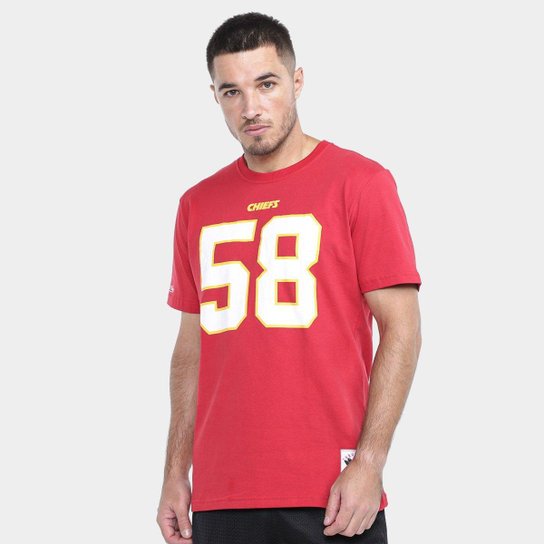 Camiseta Mitchell & Ness Kansas City Chiefs Thomas Masculina