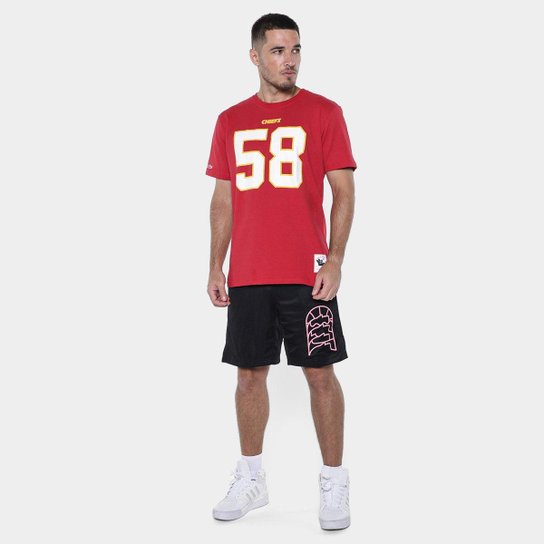 Camiseta Mitchell & Ness Kansas City Chiefs Thomas Masculina