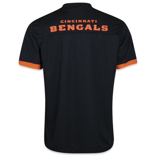 Camiseta New Era Jersey Core NFL Cincinnati Bengals Masculina