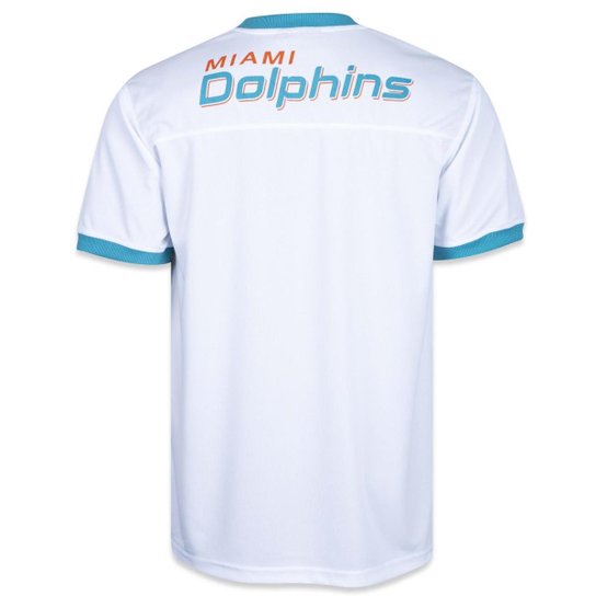 Camiseta New Era Jersey Core NFL Miami Dolphins Masculina