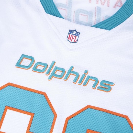 Camiseta New Era Jersey Core NFL Miami Dolphins Masculina