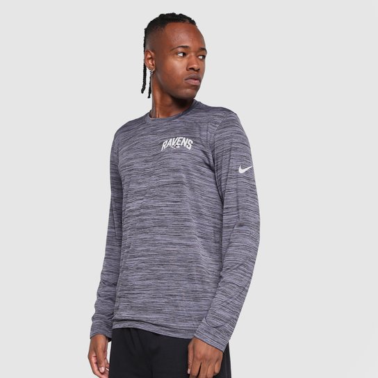 Camiseta NFL Baltimore Ravens Nike Manga Longa Masculina