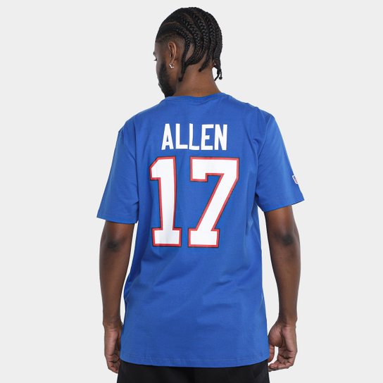 Camiseta NFL Buffalo Bills Allen 17 Masculina