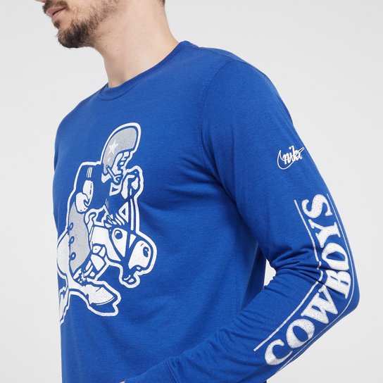 Camiseta NFL Dallas Cowboys Nike Manga Longa Masculina