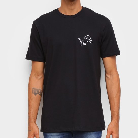 Camiseta NFL Detroit Lions New Era Logo Shield Masculina
