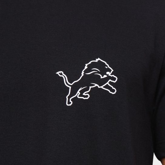Camiseta NFL Detroit Lions New Era Logo Shield Masculina