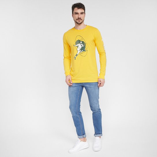 Camiseta NFL Green Bay Packers Nike Manga Longa Masculina