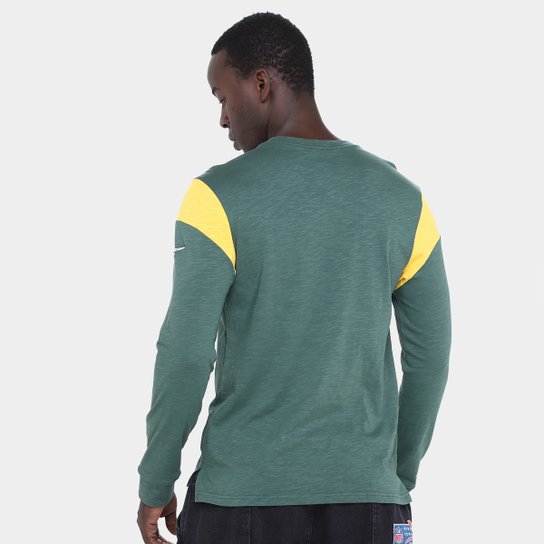 Camiseta NFL Green Bay Packers Nike Manga Longa Masculina