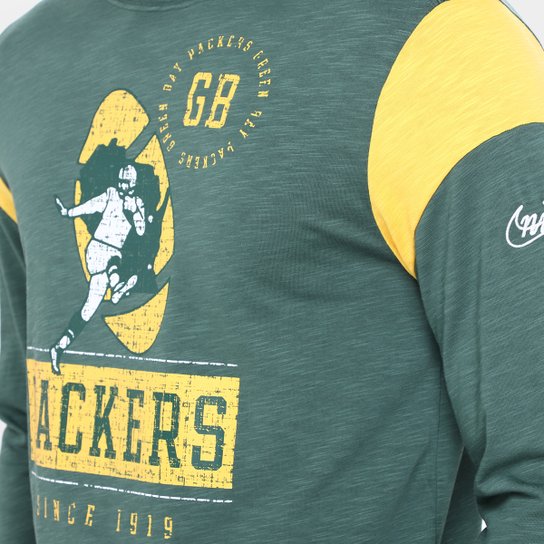 Camiseta NFL Green Bay Packers Nike Manga Longa Masculina