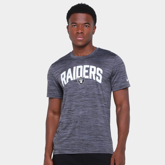 Camiseta NFL Las Vegas Raiders Nike Drop 2 Dri-Fit Team Velocity Masculina