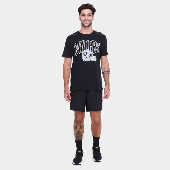 Camiseta NFL Las Vegas Raiders Nike Team Athletic Masculina