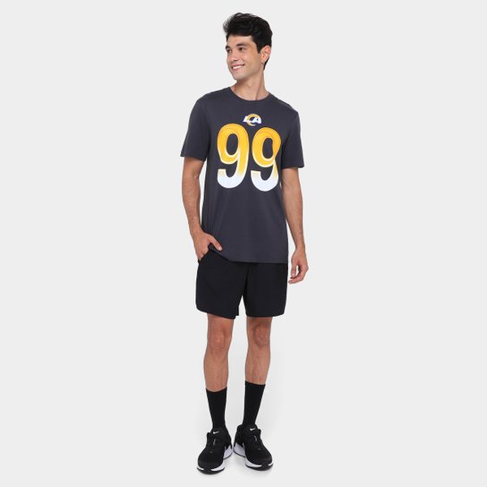 Camiseta NFL Los Angeles Rams Aaron Donald n° 99 Masculina