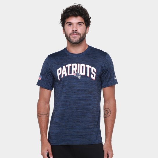 Camiseta NFL New England Patriots Nike Drop 2 Dri-fit Team Velocity Masculina