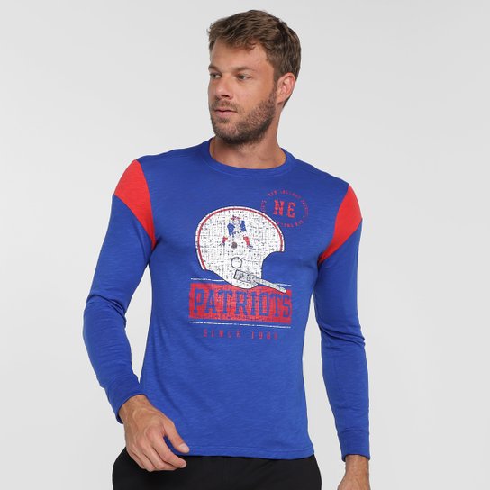 Camiseta NFL New England Patriots Nike Manga Longa Masculina