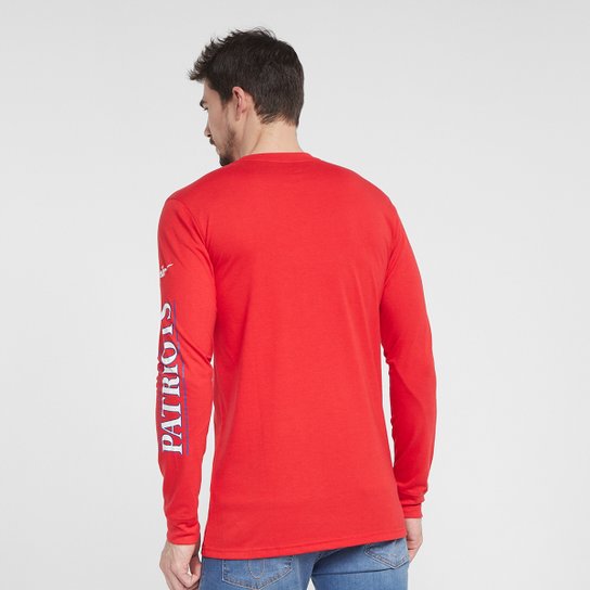 Camiseta NFL New England Patriots Nike Manga Longa Masculina