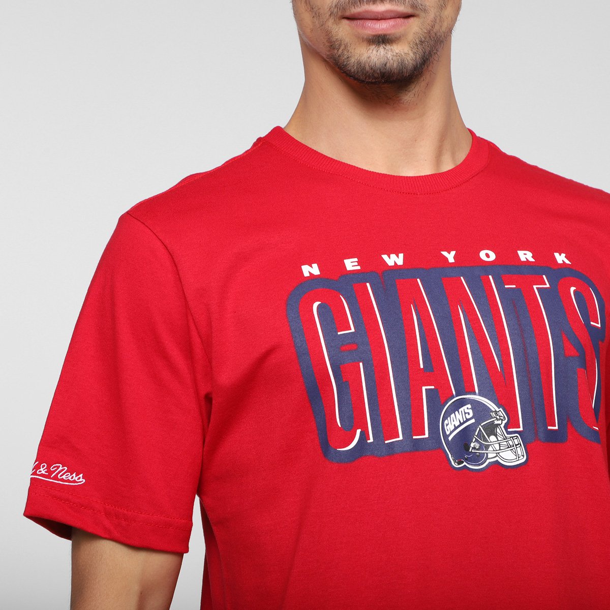 Camiseta NFL New York Giants Mitchell & Ness Masculina | NFL