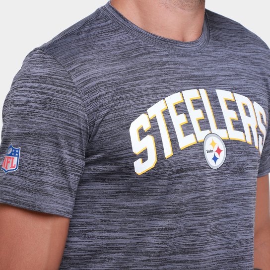 Camiseta NFL Pittsburgh Steelers Nike Drop 2 Dri-fit Team Velocity Masculina