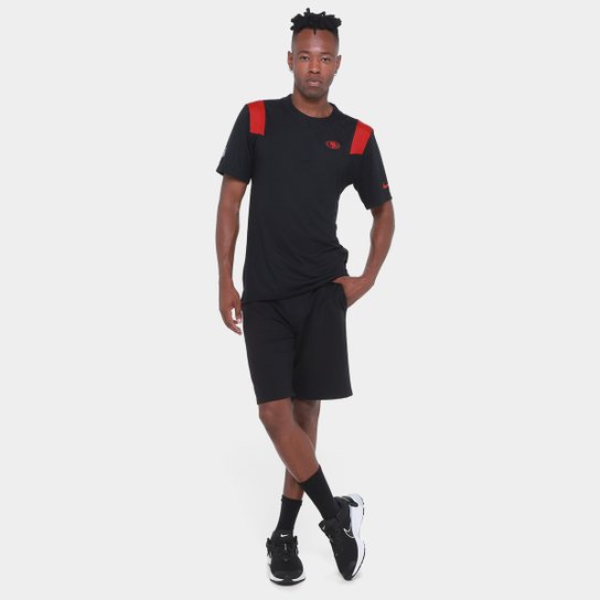 Camiseta NFL San Francisco 49ers Nike Dri-Fit Player Short Sleeve Top Masculina