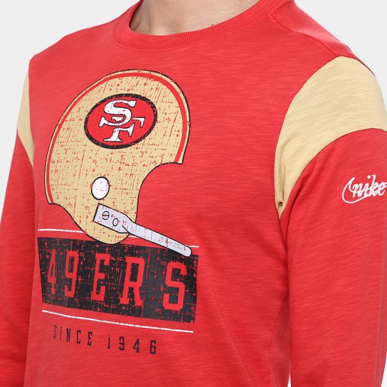 Camiseta NFL San Francisco 49ers Nike Manga Longa Masculina