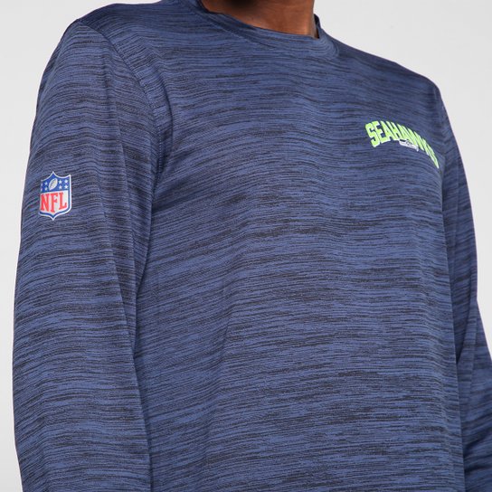 Camiseta NFL Seattle Seahawks Nike Manga Longa Masculina