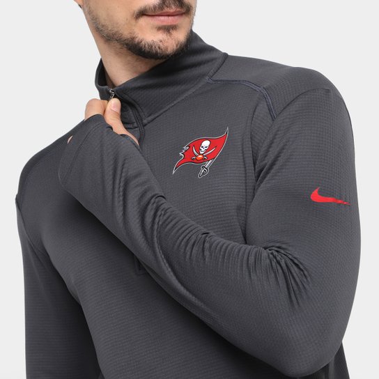 Camiseta NFL Tampa Bay Buccaneers Nike Pacer Logo Manga Longa Masculina
