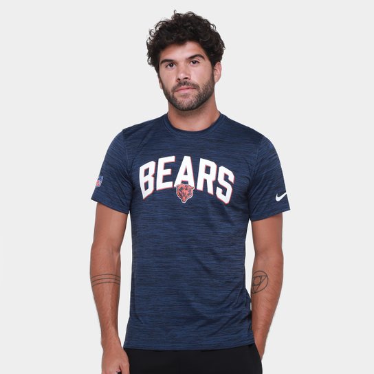 Camiseta Nike Chicago Bears Drop 2 Dri-FIT Team Velocity Masculina