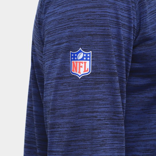 Camiseta Nike Dallas Cowboys Drop 2 Dri-FIT Team Velocity Manga Longa Masculina