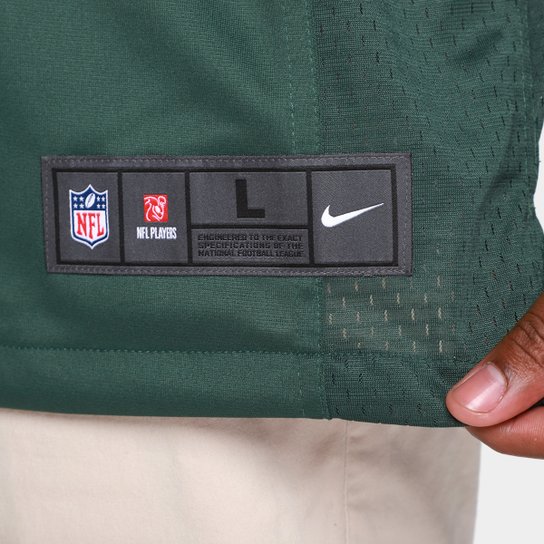 Camiseta Nike Green Bay Packers Jordan Love n° 10 Game Masculina