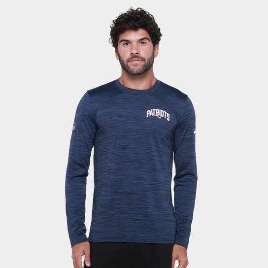 Camiseta Nike New England Patriots Drop 2 Dri-FIT Team Velocity Masculina