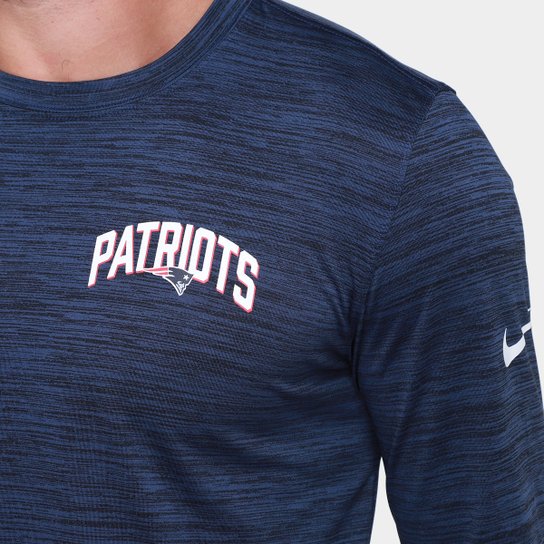 Camiseta Nike New England Patriots Drop 2 Dri-FIT Team Velocity Masculina