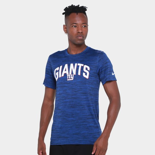 Camiseta Nike New York Giants Drop 2 Dri-FIT Team Velocity Masculina