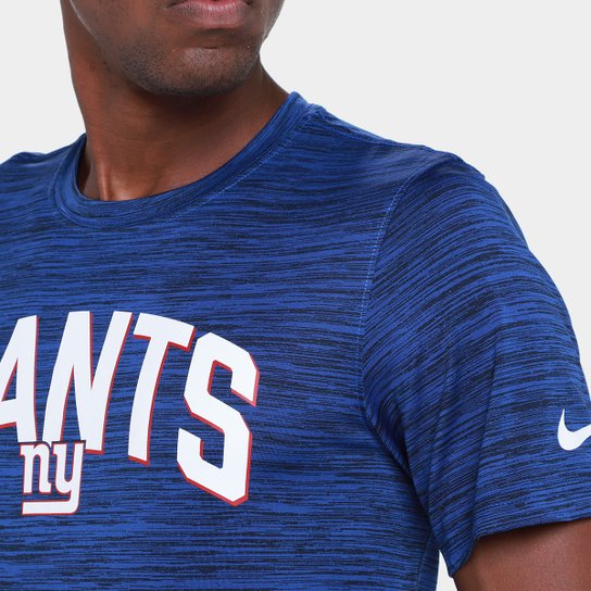 Camiseta Nike New York Giants Drop 2 Dri-FIT Team Velocity Masculina