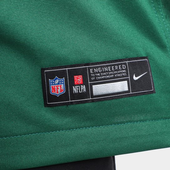 Camiseta Nike New York Jets Aaron Rodgers n° 8 Game Masculina