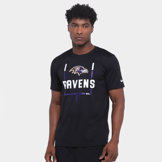 Camiseta Nike NFL Baltimore Ravens Legend Goal Post Masculina
