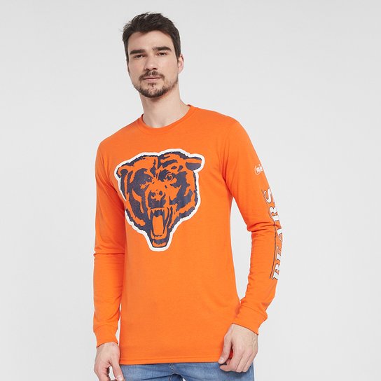 Camiseta Nike NFL Chicago Bears Fashion Manga Longa Masculina