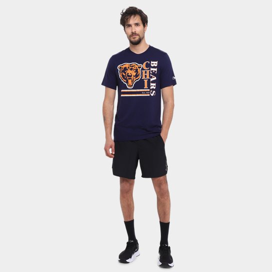 Camiseta Nike NFL Chicago Bears Triblend Masculina