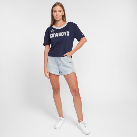 Camiseta Nike NFL Dallas Cowboys High Hip Fashion Feminina