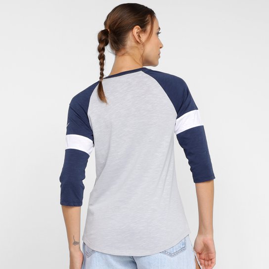 Camiseta Nike NFL Dallas Cowboys Slub 3Q Raglan Feminina