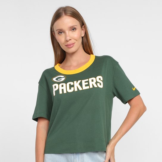 Camiseta Nike NFL Green Bay Packers High Hip Fashion Feminina