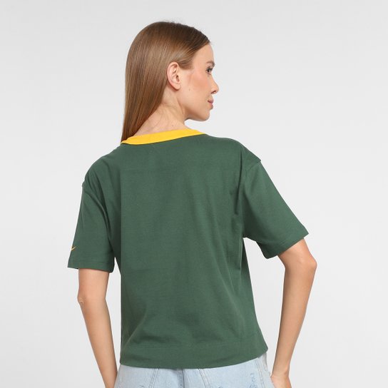 Camiseta Nike NFL Green Bay Packers High Hip Fashion Feminina