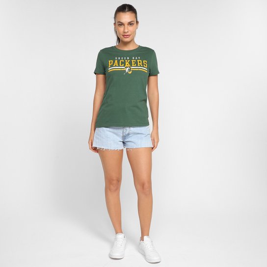 Camiseta Nike NFL Green Bay Packers Historic Feminina