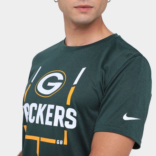 Camiseta Nike NFL Green Bay Packers Legend Goal Post Masculina