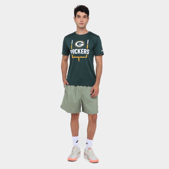 Camiseta Nike NFL Green Bay Packers Legend Goal Post Masculina
