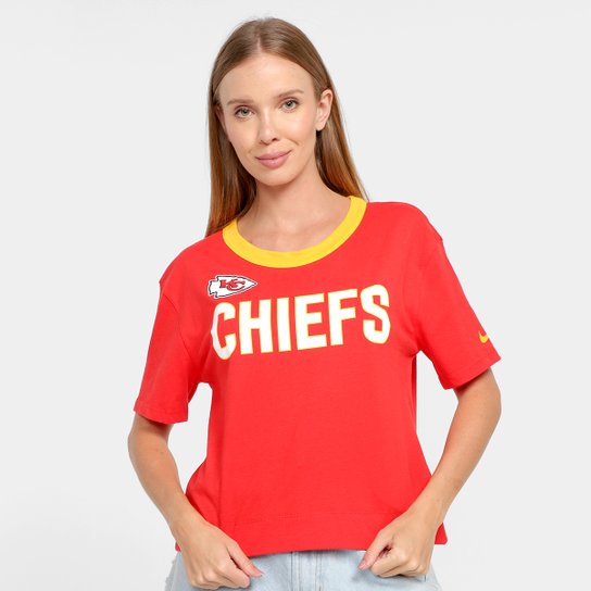 Camiseta Nike NFL Kansas City Chiefs High Hip Fashion Feminina