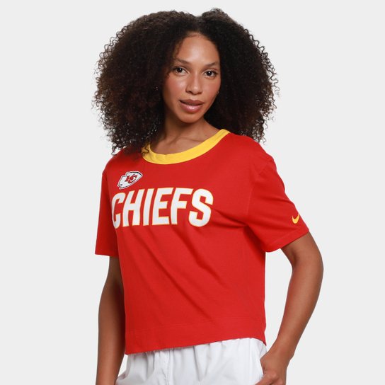 Camiseta Nike NFL Kansas City Chiefs High Hip Fashion Feminina